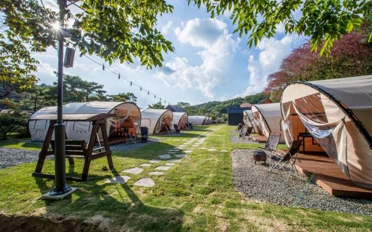 Imagen general del Hotel Pocheon Pureunsan Fairway Glamping. Foto 17