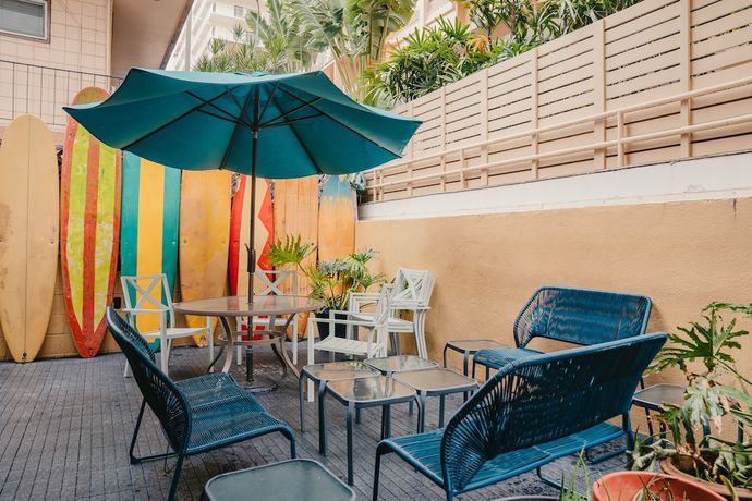 Imagen de los exteriores del Hotel Polynesian Beach Club Hostel. Foto 18