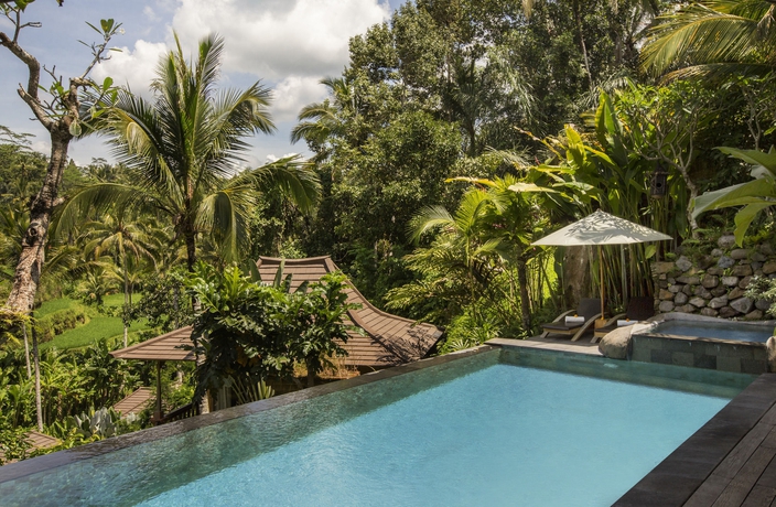 Imagen de la piscina del Hotel Pondok Sebatu Villa. Foto 16
