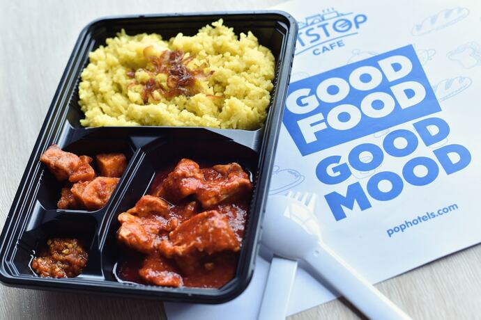 Imagen del bar/restaurante del Hotel Pop! Banjarmasin. Foto 18