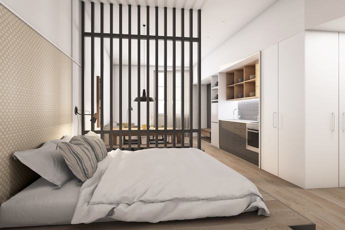 Imagen de la habitación del Hotel Port Plaza Apartments. Foto 8