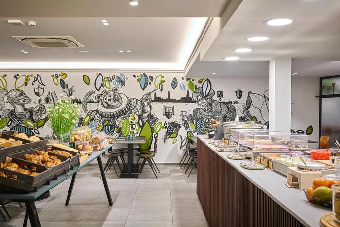 Imagen del bar/restaurante del Hotel Portinari, Brujas. Foto 2