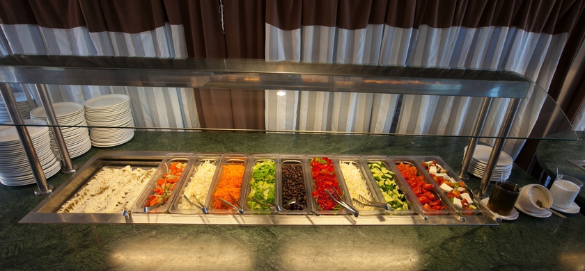 Imagen del bar/restaurante del Hotel Porto Greco Village Beach. Foto 2