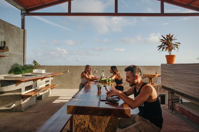 Imagen de los interiores del Hotel Posada Mixteca H, Puerto Escondido. Foto 17