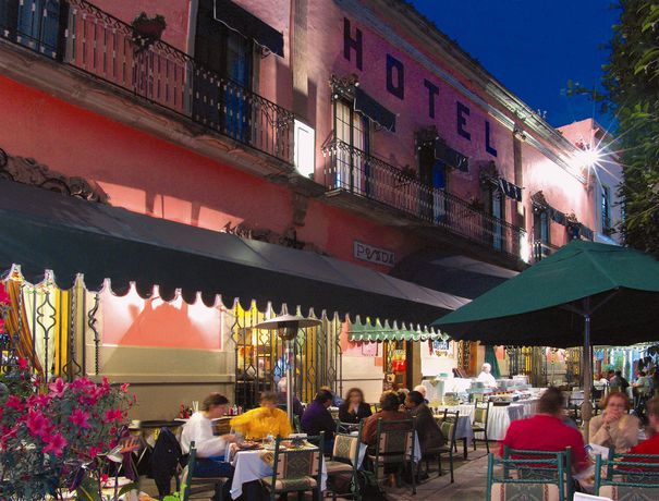 Imagen del bar/restaurante del Hotel Posada Santa Fe, Guanajuato. Foto 4