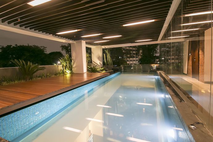Imagen de la piscina del Hotel Posto Dormire Jakarta - Chse Certified. Foto 18