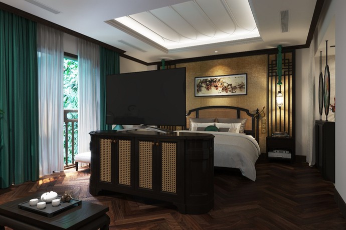Imagen de la habitación del Hotel Potique. Foto 2