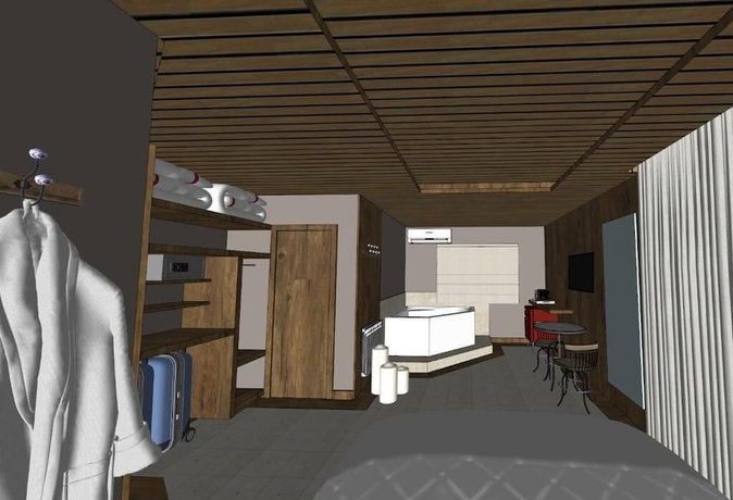Imagen de la habitación del Hotel Pousada Bor&ocirc;. Foto 10