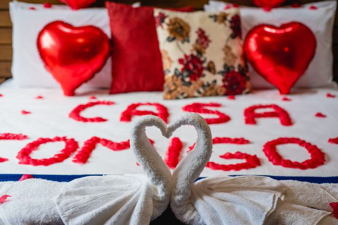 Imagen de la habitación del Hotel Pousada Cacau Praia do Rosa. Foto 13