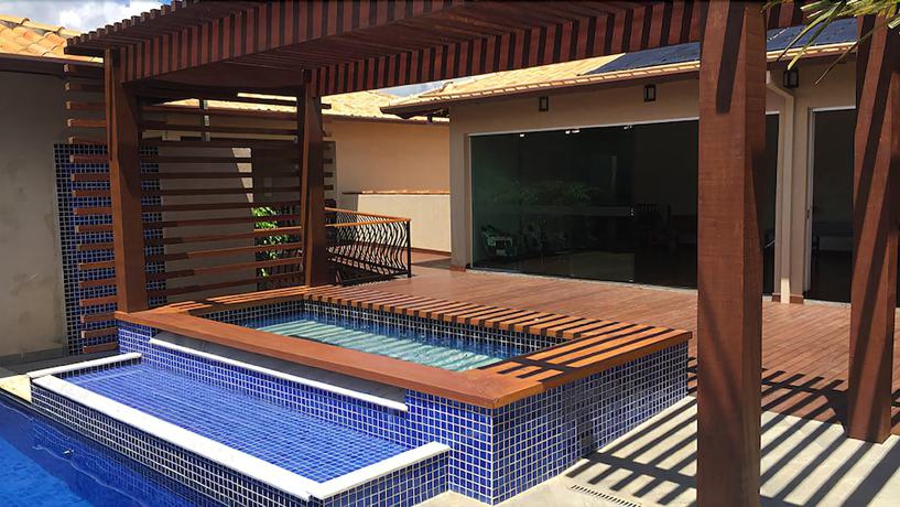 Imagen de la piscina del Hotel Pousada Kanto da Ilha Su&iacute;tes and SPA. Foto 19