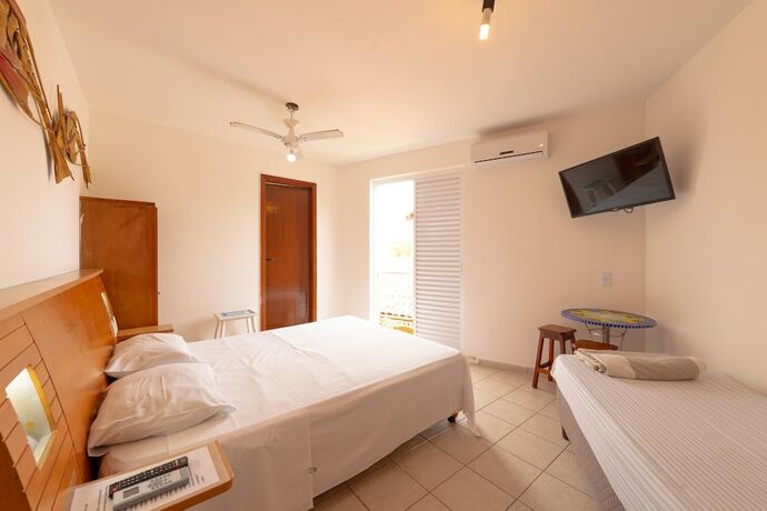 Imagen de la habitación del Hotel Pousada P&eacute; na Areia, Caraguatatuba. Foto 15