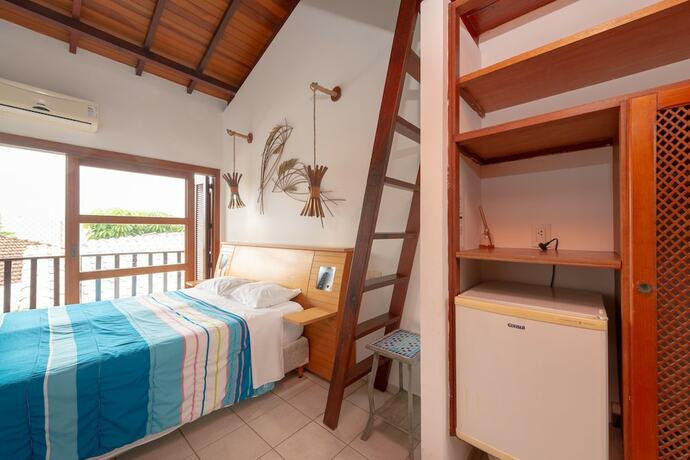 Imagen de la habitación del Hotel Pousada P&eacute; na Areia, Caraguatatuba. Foto 17