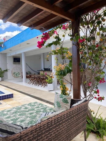Imagen de la piscina del Hotel Pousada Ramilos - Praia. Foto 10