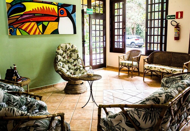 Imagen de los interiores del Hotel Pousada Recanto Dos Tangaras. Foto 29