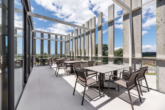 Imagen del bar/restaurante del Hotel Pousada Ribadumia. Foto 2