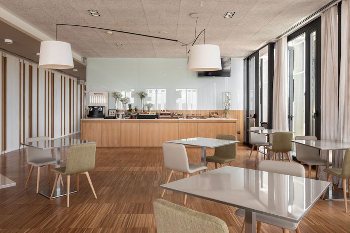 Imagen del bar/restaurante del Hotel Pousada Ribadumia. Foto 3