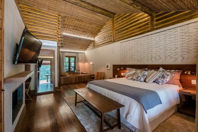 Imagen de la habitación del Hotel Pousada Tankamana, Petr&oacute;polis. Foto 19