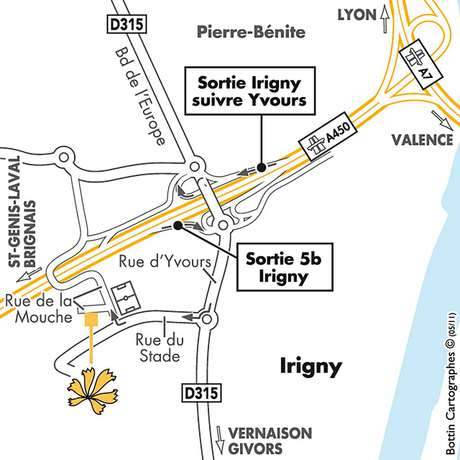 Imagen general del Hotel Premi&egrave;re Classe Lyon Sud - A7. Foto 6