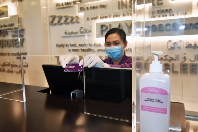 Imagen de los interiores del Hotel Premier Inn Dubai Silicon Oasis. Foto 17