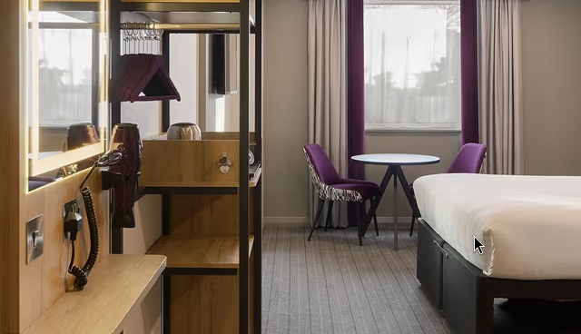 Imagen de la habitación del Hotel Premier Inn Edinburgh Leith Waterfront. Foto 5