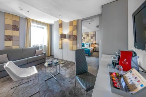 Imagen de la habitación del Hotel President, Budapest. Foto 8