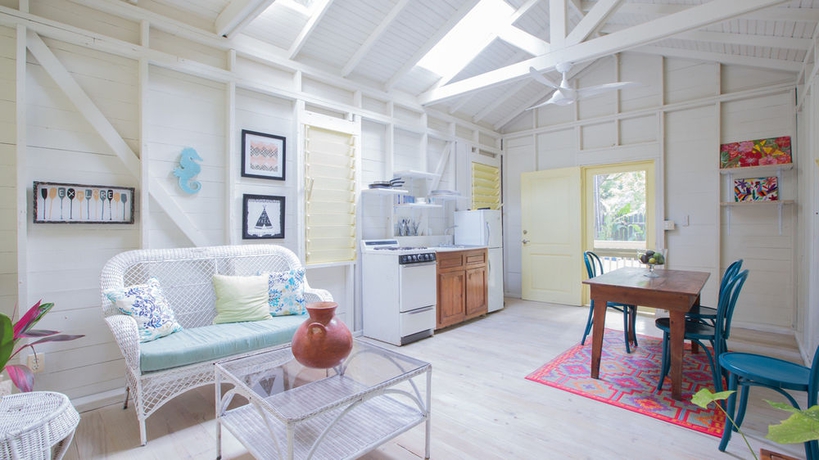 Imagen de los interiores del Hotel Puerta Azul, Isla de Roatán. Foto 16