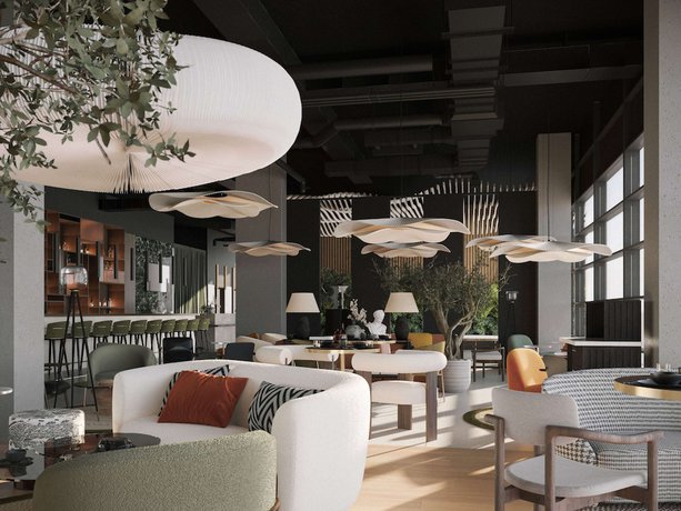 Imagen del bar/restaurante del Hotel Pullman Zagreb. Foto 3