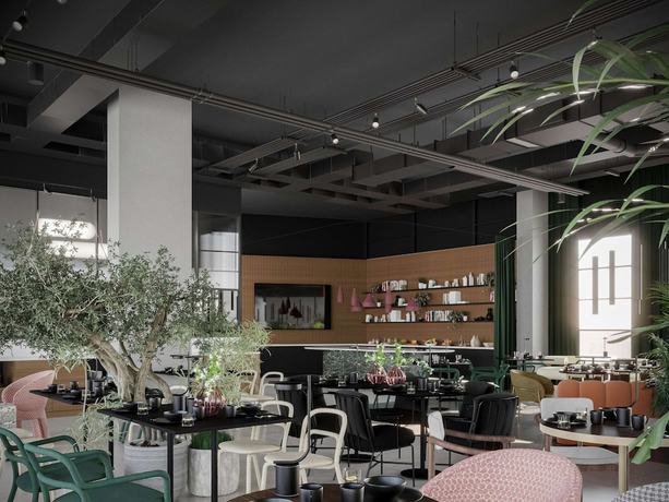 Imagen del bar/restaurante del Hotel Pullman Zagreb. Foto 4