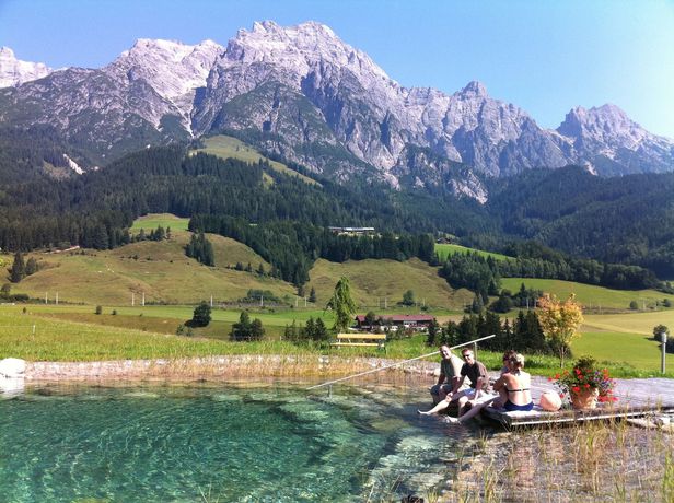 Imagen de la piscina del Hotel Puradies. Foto 12
