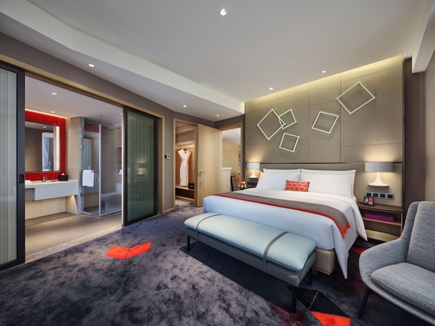 Imagen de la habitación del Hotel Q Hotel Shanghai Pudong. Foto 14