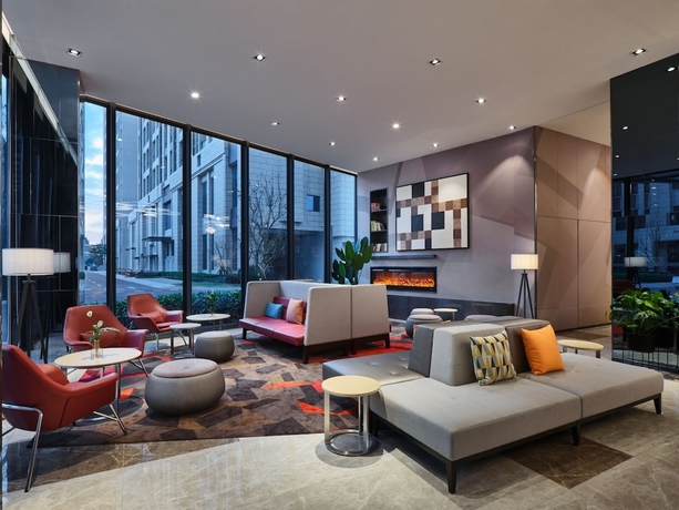 Imagen del bar/restaurante del Hotel Q Hotel Shanghai Pudong. Foto 6