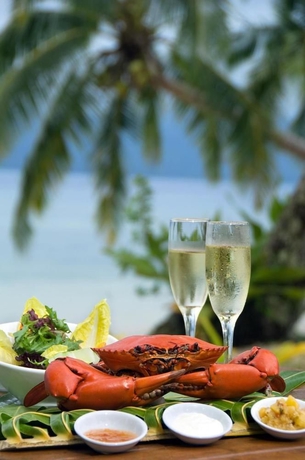 Imagen del bar/restaurante del Hotel Qamea Resort and Spa Fiji. Foto 2