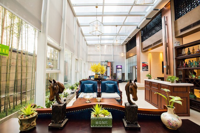 Imagen de los interiores del Hotel Qianna Lvcheng Boutique Hotel Zijingshan. Foto 12