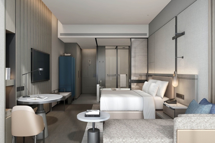 Imagen de la habitación del Hotel Qingdao Marriott Jiaozhou. Foto 7