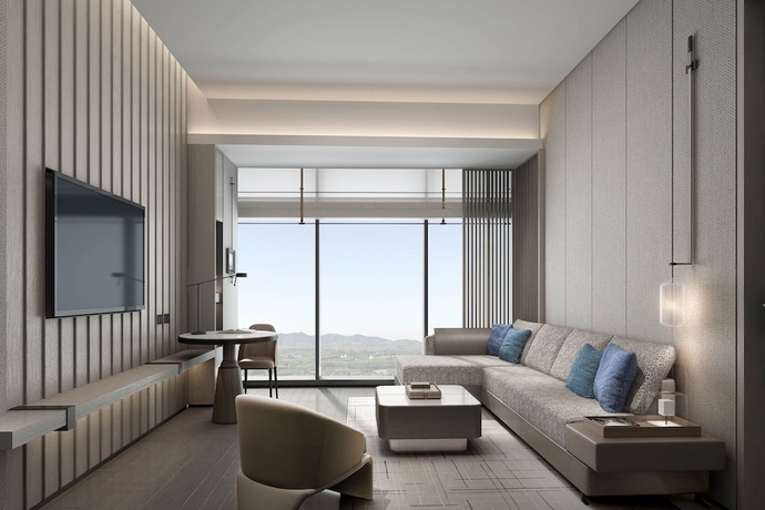 Imagen de la habitación del Hotel Qingdao Marriott Jiaozhou. Foto 11