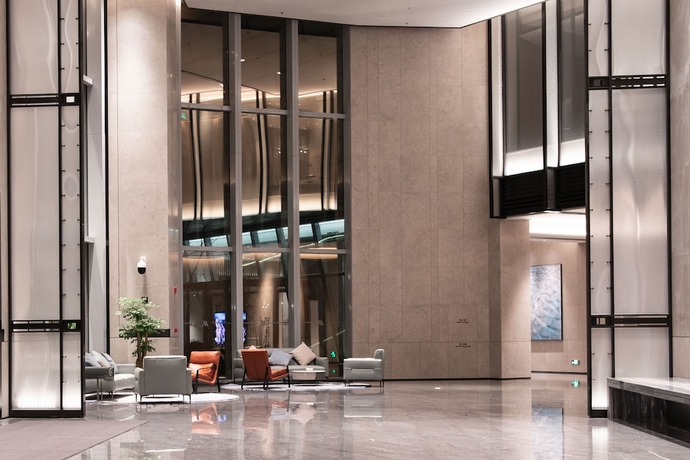 Imagen de los interiores del Hotel Qingdao Marriott Jiaozhou. Foto 19