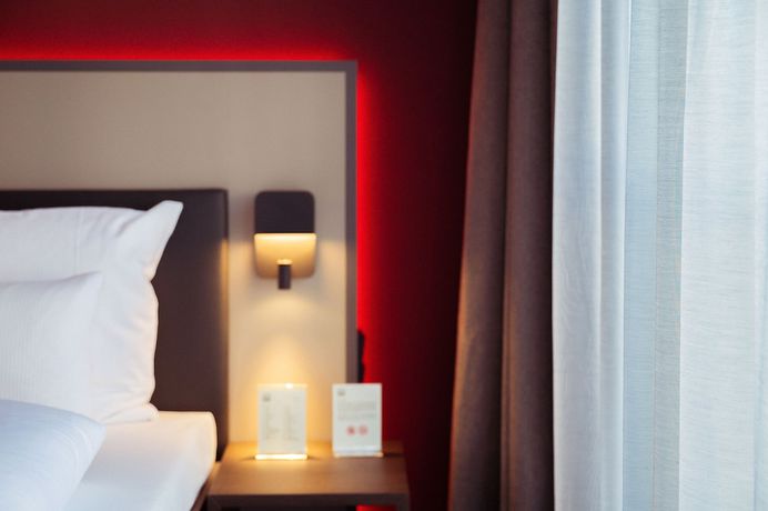 Imagen de la habitación del Hotel Qube Bahnstadt. Foto 6