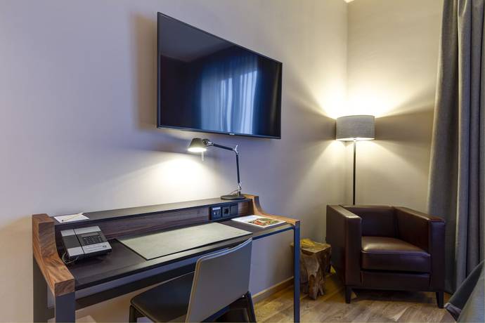 Imagen de la habitación del Hotel Qube Bahnstadt. Foto 10