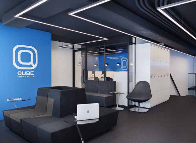 Imagen de los interiores del Hotel Qube Capsules. Foto 19