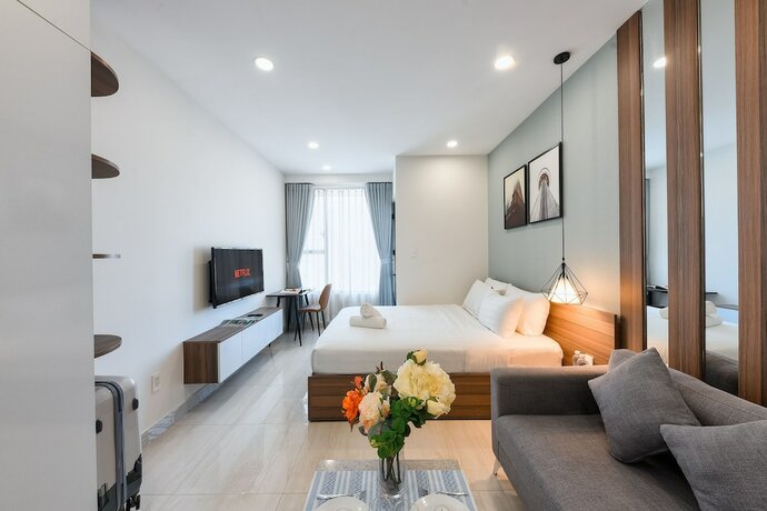 Imagen de la habitación del Hotel REM Rivergate Garden Pool Signature Apartments. Foto 14