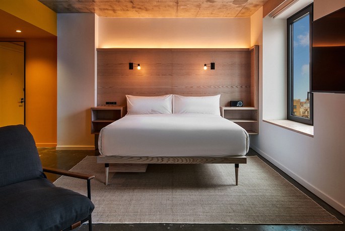 Imagen de la habitación del Hotel Radio, Upper Manhattan. Foto 3