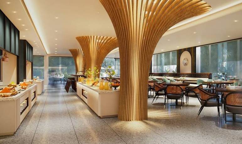 Imagen del bar/restaurante del Hotel Radisson Blu Resort, Vishakhapatnam. Foto 5