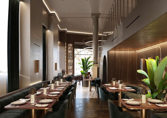 Imagen del bar/restaurante del Hotel Radisson Collection , Palazzo Touring Club Milan. Foto 3