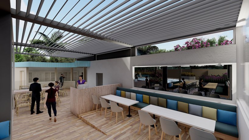 Imagen del bar/restaurante del Hotel Radisson Nice Airport. Foto 7