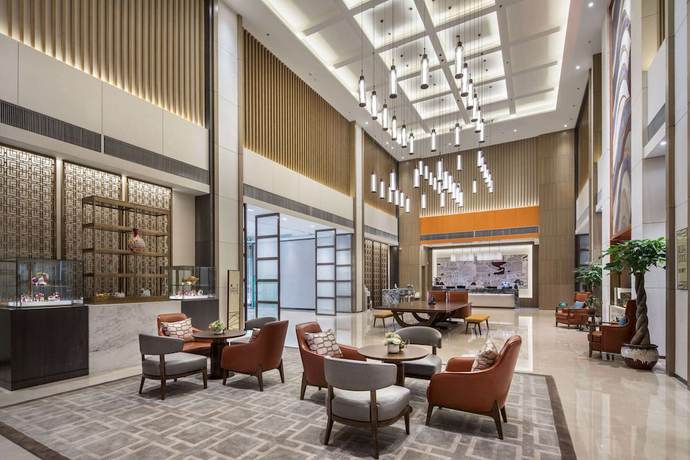 Imagen de los interiores del Hotel Ramada By Wyndham Baoji Jintai. Foto 9