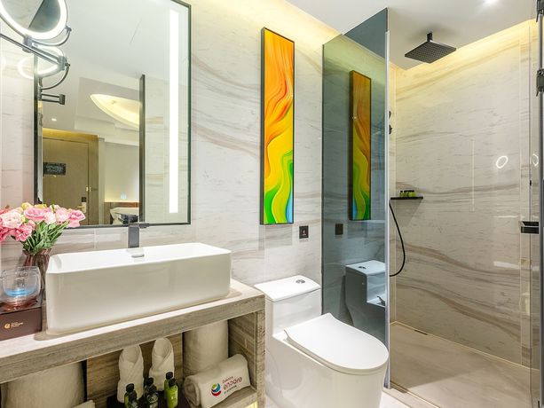 Imagen de la habitación del Hotel Ramada Encore By Wyndham Guangzhou Jiangnanxi. Foto 8