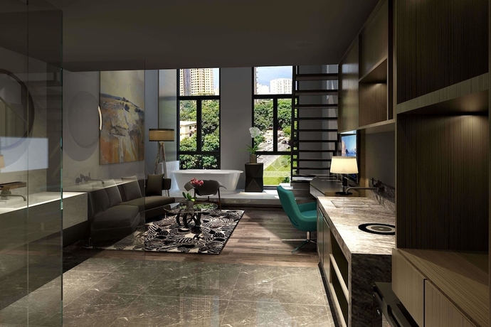 Imagen de la habitación del Hotel Ramada Encore By Wyndham Yangzhoudong Railway Station. Foto 13