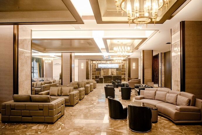 Imagen del bar/restaurante del Hotel Ramada Plaza by Wyndham Hezhou North. Foto 3