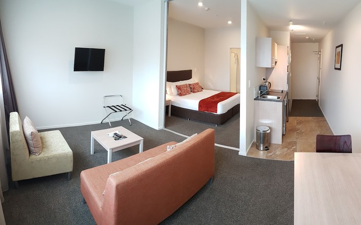 Imagen de la habitación del Hotel Ramada Suites by Wyndham Christchurch City. Foto 17
