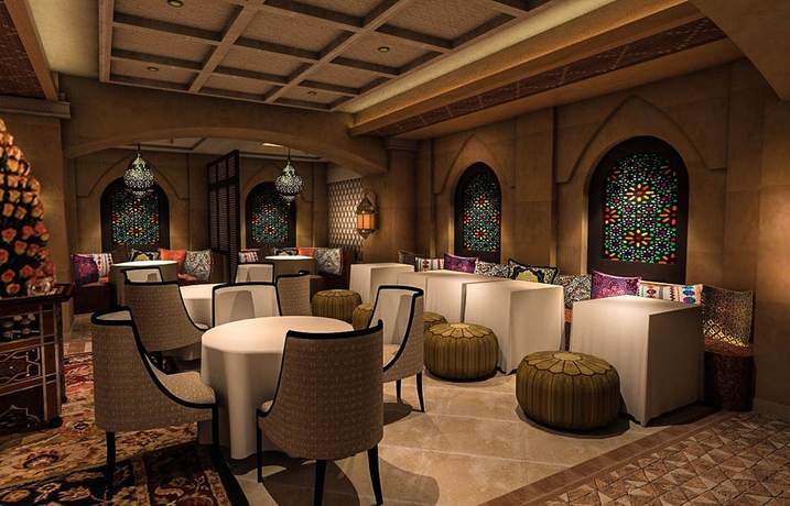 Imagen del bar/restaurante del Hotel Ramada and Suites By Wyndham Amwaj Islands Manama. Foto 6